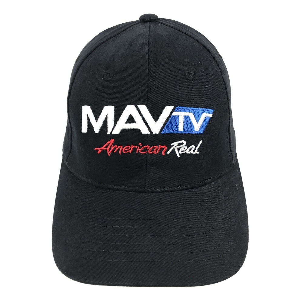 Mav TV Hat Cap Strap Back‎ American Real Base Ball Dad Lucas Oil Apparel Black